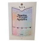 COLGANTE ACERO PLATA - SUEÑA TU PROPIA AVENTURA