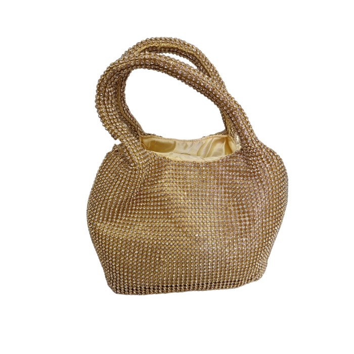 BOLSO BOMBONERA BRLLO DORADO