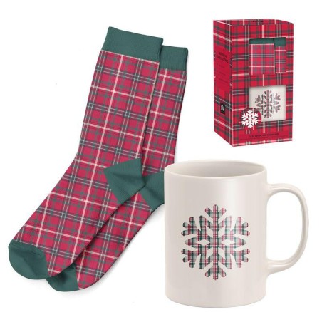 SET REGALO TAZA CALCETINES T 38-42 CHRISTMAS