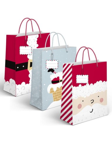 BOLSA PAPEL XL PAPA NOEL