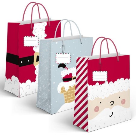 BOLSA PAPEL XL PAPA NOEL
