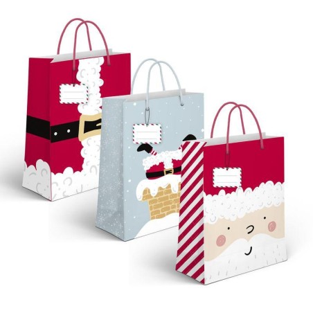 BOLSA PAPEL M PAPA NOEL