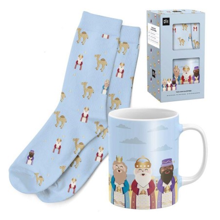 SET REGALO TAZA CON CALCETINES - REYES MAGOS