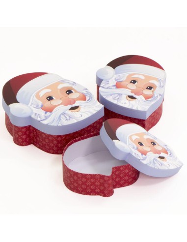 CAJA SILUETA PAPA NOEL L