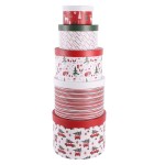 CAJA NAVIDAD REDONDA TAMAÑO L 