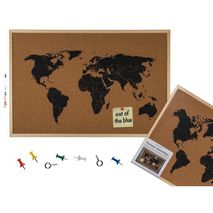 TABLON DE ANUNCIOS MAPA DEL MUNDO