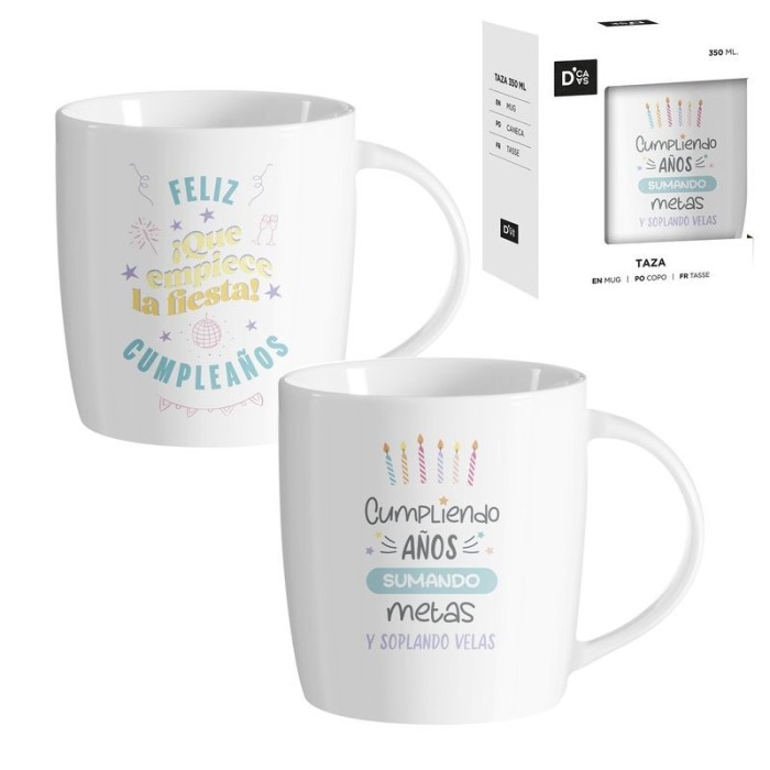 TAZA 350ML CUMPLEAÑOS