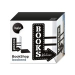 SUJETA LIBROS BOOKSHOPS NEGRO
