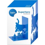 SUJETA LIBROS SUPERHERO AZUL
