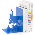 SUJETA LIBROS SUPERHERO AZUL