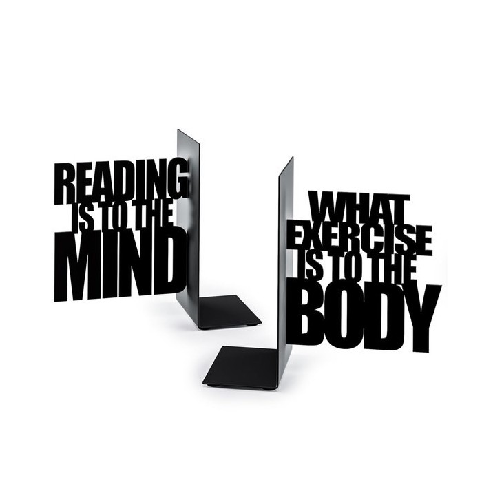 SUJETA LIBROS MIND NEGRO