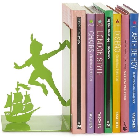 SUJETA LIBROS FLYING VERDE