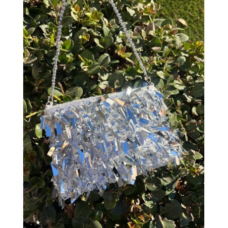 BOLSO FIESTA PLATEADO
