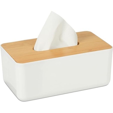 CAJA PARA PAÑUELOS BAMBÚ