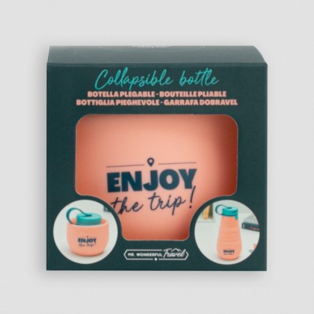 BOTELLA PLEGABLE ENJOY THE TRIP