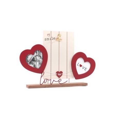 PORTAFOTOS MULTIPLE CON PINZA LOVE