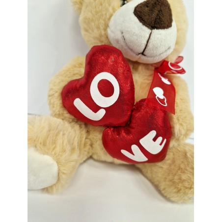 OSO PELUCHE CORAZONES LOVE