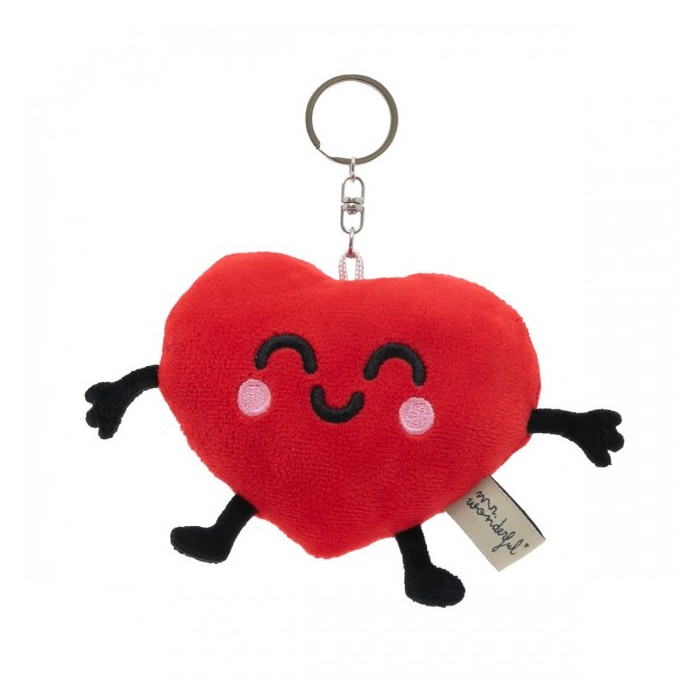 LLAVERO DE PELUCHE - CORAZÓN