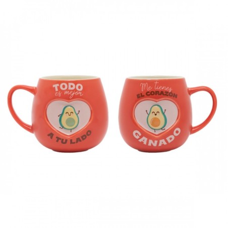 SET DE 2 TAZAS - TODO ES MEJOR A TU LADO.