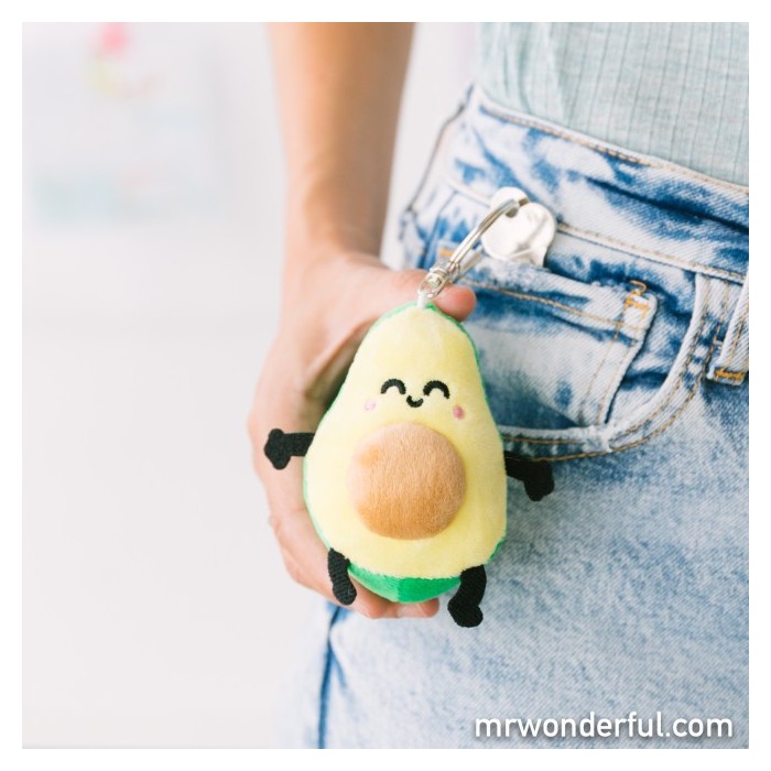 LLAVERO PELUCHE AGUACATES