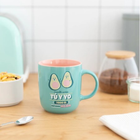 TAZA CUANDO SOMOS TU Y YO TODO ES MIL VECES MEJO