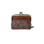 MONEDERO TARJETERO CLIP - FLORAL