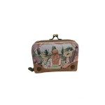 MONEDERO TARJETERO CLIP - FLORAL