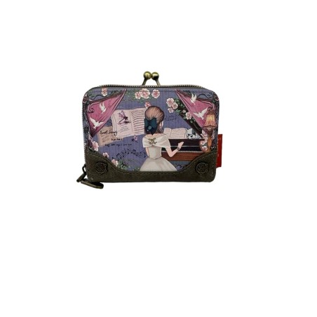 MONEDERO TARJETERO CLIP - PIANO