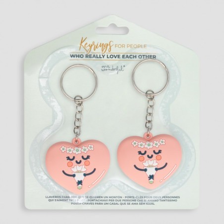 LLAVEROS PARA DOS QUE SE QUIEREN UN MONTÓN - MUJER