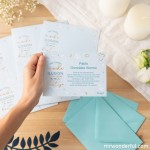 SET 20 INVITACIONES PERSONALIZABLES