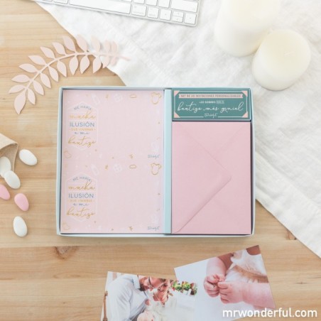 SET 20 INVTACIONES PERSONALIZABLES