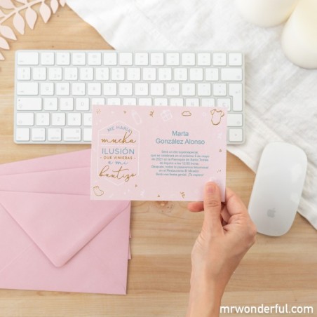 SET 20 INVTACIONES PERSONALIZABLES