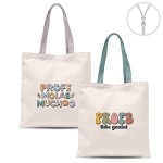 BOLSA ALGODON CON CREMALLERA PROFE