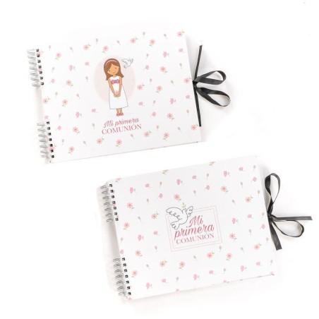 ALBUM DE FOTOS 40 PAG COMUNION NIÑA