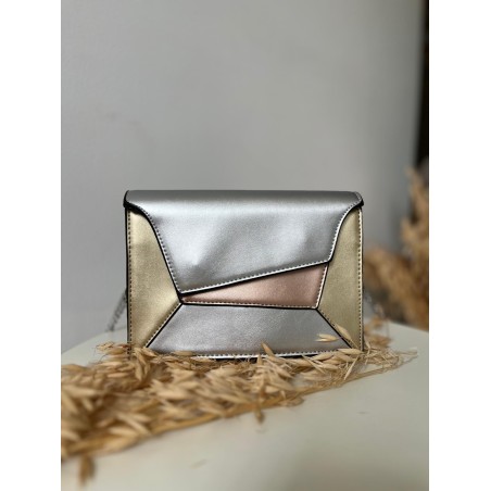 BOLSO CAMELIA PLATEADO