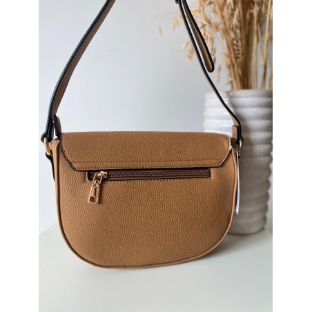 BANDOLERA INDIGO CAMEL