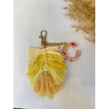 LLAVERO FLECOS LETRA C