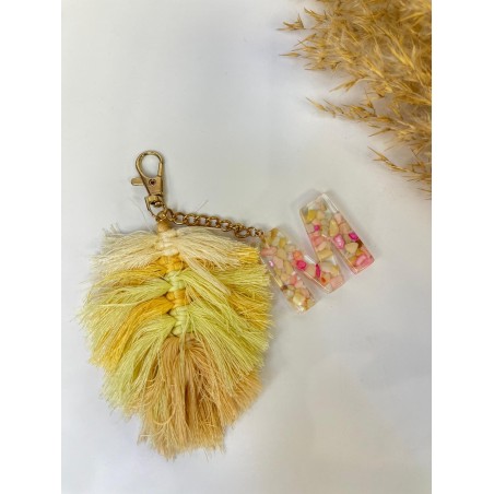 LLAVERO FLECOS LETRA M