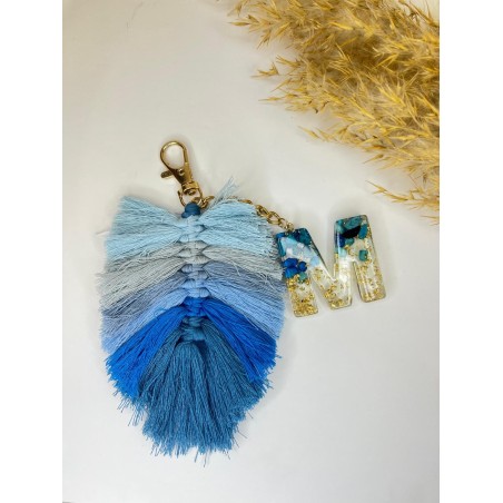 LLAVERO FLECOS LETRA M