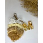 LLAVERO FLECOS LETRA M