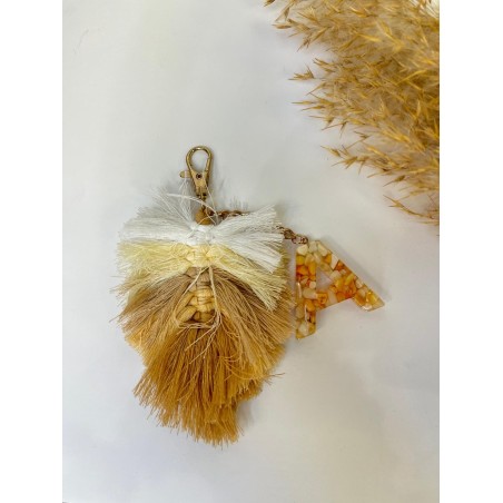 LLAVERO FLECOS LETRA A