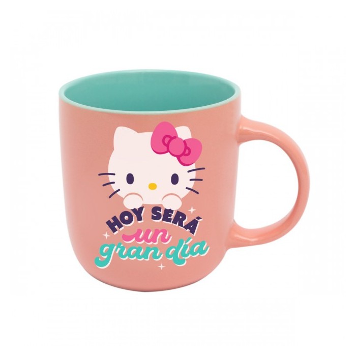 TAZA HELLO KITTY X MR  WONDERFUL - HOY SERÁ UN GRA