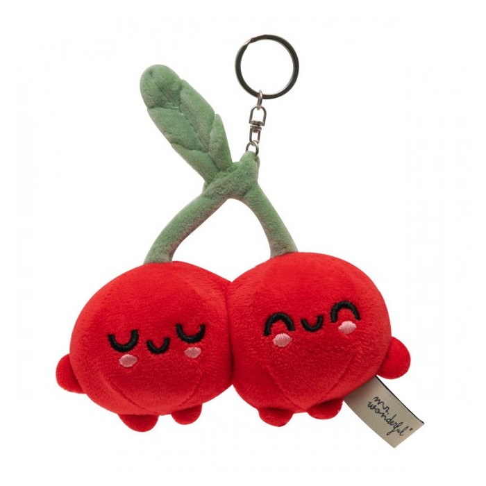 LLAVERO PELUCHE - CEREZAS