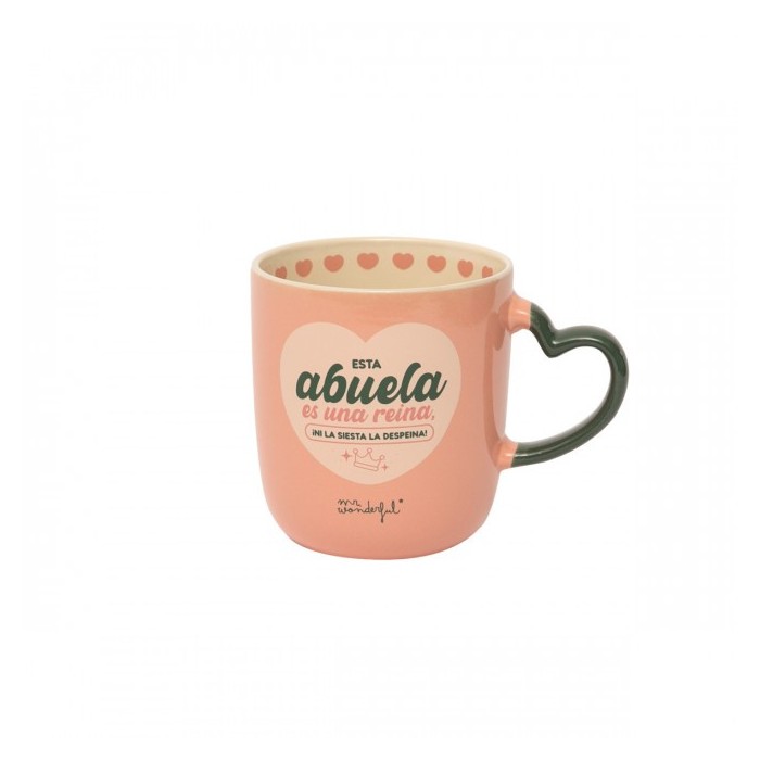 TAZA - ESTA ABUELA ES UNA REINA  ¡NI LA SIESTA LA 