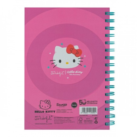 LIBRETA A5 HELLO KITTY X MR. WONDERFUL - NUNCA DEJ