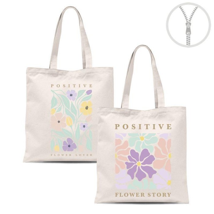 BOLSA ALGODON CON CREMALLERA BASICS