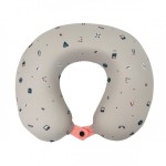 COJÍN DE VIAJE CON ANTIFAZ GRIS - FLYING TO MY DRE