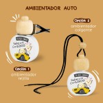 AMBIENTADOR COCHE COLGANTE C/PINZA COCO TFC