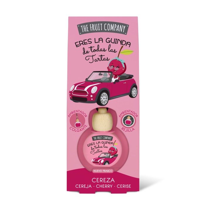 AMBIENTADOR COCHE COLGANTE C/PINZA CEREZA TFC
