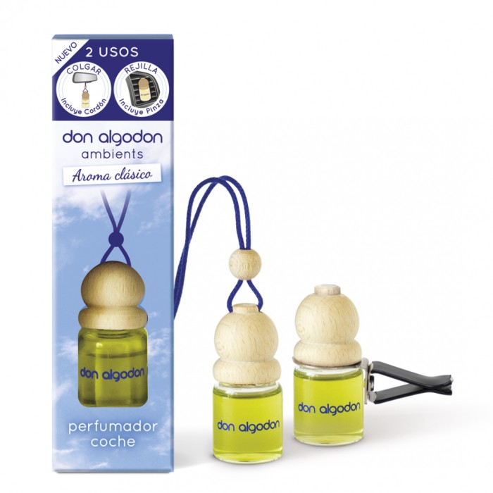 AMBIENTADOR COCHE DA COLGANTE + PINZA AROMA CLASIC